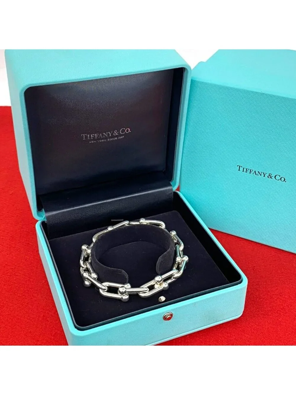 Tiffany & Co Large Link Bracelet 925 Sterling Silver Accessory Sally
